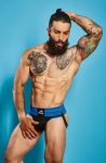 C4M - Rugby Jockstrap-ElectricBlue XL Férfi Alsó