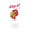 Lick-it - ehető, vízbázisú síkosító - vadcseresznye (50ml) Lick-it - ehető, vízbázisú síkosító - vadcseresznye (50ml)
