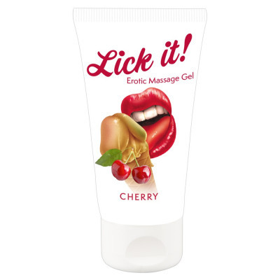 Lick-it - ehető, vízbázisú síkosító - vadcseresznye (50ml)