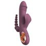 You2Toys -Slim Triple Plum  akkus,tripla karos vibrátor (lila) 3 ágú
