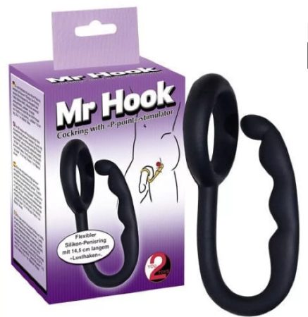 Mr Hook análplug péniszgyűrűvel