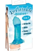 Inflatable Dildiee 3.1 vicces kék pénisz hosszabbító