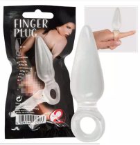 You2Toys - Finger Plug - análujj dildó (áttetsző)