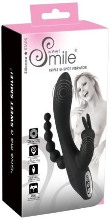 Sweet Smile - Triple G-spot Vibrator - Három ágú G-pontos Vibrátor