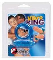   you2toys Vibro Ring vibrációs péniszgyűrű kék színben 