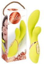 Jülie Lovetoys Klitoriszkaros vibrátor - sárgászöld