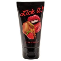 Lick-it - ehető, vízbázisú síkosító - eper - 50ml