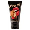 Lick-it - ehető, vízbázisú síkosító - pezsgő-eper (50ml)