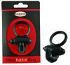 Malesation Vibro Rabbit Ring Black