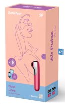   Satisfyer dual love vibrátor léghullámos csiklóizgatóval