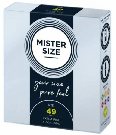 Mister Size Óvszer (3 db-os ) és 49-es méretben