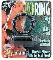 Cock Ring Vibrációs gyűrű fekete színben