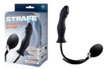   Strafe Inflatable Plug With Pump III /pénisz formájú, puha, pumpálható záróizom tágító/