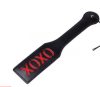 Fetish love XOXO paskoló fekete műbőr Fetish love XOXO paskoló fekete műbőr