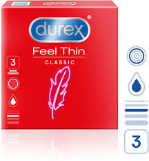 durex Feel Thin  vékony latex 3 db