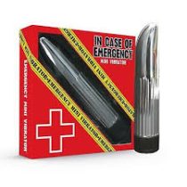    In Case Of Emergency mini vibrator Vész esetén kinyitni - rúdvibrátor (ezüst)