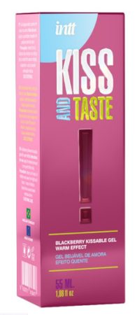 INTT Kiss and taste síkosító / melegítős/ szeder ízesítéssel 55 ml