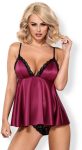 Obsessive 845-BAB-5 babydoll & panties S-M