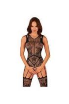 Obsessive F239 Bodystocking fekete neccruha