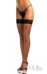 SoftLine  -Stockings 5520 Csipkés Necc Combfix  fekete színben