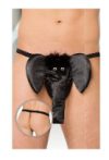 Softline Thong 4416 elefántos tanga - S-L méret Fekete Softline Thong 4416 elefántos tanga - S-L méret Fekete