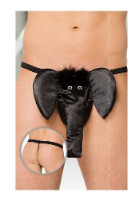 Softline Thong 4416 elefántos tanga - S-L méret Fekete