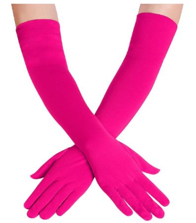 Pink hosszú kesztyű