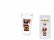Pálinkás pohár szexi nő 9cm