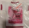Csajos esti party lánybúcsú üveg póló pink szélű Csajos esti party lánybúcsú üveg póló pink szélű