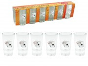 Pálinkás pohár szett kártyás