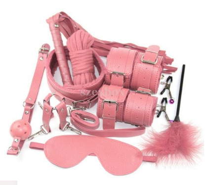 Guilty toys 10 db-os BDSM készlet /rózsaszín/ Sinner