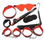 Guilty toys BDSM Discipline Me! 7 db-os készlet / Fekete-piros/
