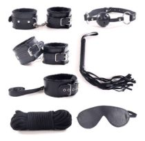 Guilty toys 7 db-os BDSM szett/ fekete