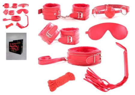 Guilty toys BDSM Discipline Me! 7 db-os készlet / piros