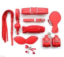 Guilty Toys 8 részes BDSM készlet/ piros