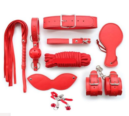 Guilty Toys 8 részes BDSM készlet/ piros