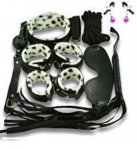    Guilty Toys BDSM készlet 8 db-os / ocelot-fekete Crazy moments