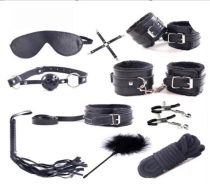 Guilty toys BDSM szett 10 db-os / fekete  /Sublime Surrender
