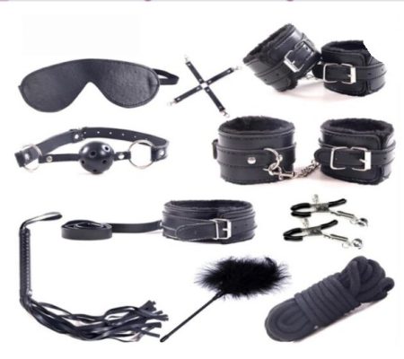 Guilty toys BDSM szett 10 db-os / fekete  /Sublime Surrender