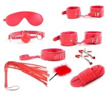 Guilty toys BDSM szett 10 db-os / piros /Sublime Surrender