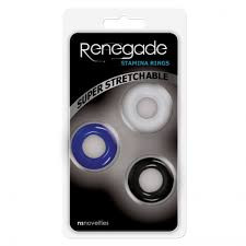   Renegade Stamina Rings Super Stretchable 3 db rugalmas péniszgyűrű
