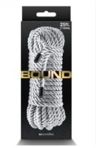 Bound rope 7,62 m silver
