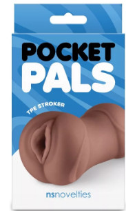 Pocket Pals Vagina Stroker maszturbátor - barna