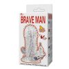 Brave Man - Vibrációs Péniszköpeny - Áttetsző Brave Man - Vibrációs Péniszköpeny - Áttetsző