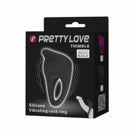 Pretty Love - Thimble Black - Péniszgyűrű