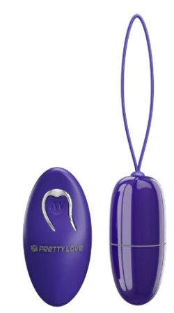 Pretty Love Selkie  Távirányítós vibrációs tojás, 12 mód, lila