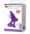 Pretty Love Vibration Cockring - szilikon, akkus, csiklóizgatós, vízálló, vibrációs péniszgyűrű (lila) Pretty Love Vibration Cockring - szilikon, akkus, csiklóizgatós, vízálló, vibrációs péniszgyűrű (lila)