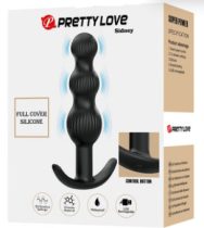   Pretty love Sidney Fekete színű  ,szilikon anyagú anál vibrátor.