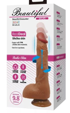 Baile Beautiful Wilks 9,8" Vibrating Dildo