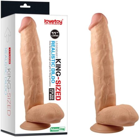 Lovetoy - King-Sized Legendary Realistic Dildo 12"